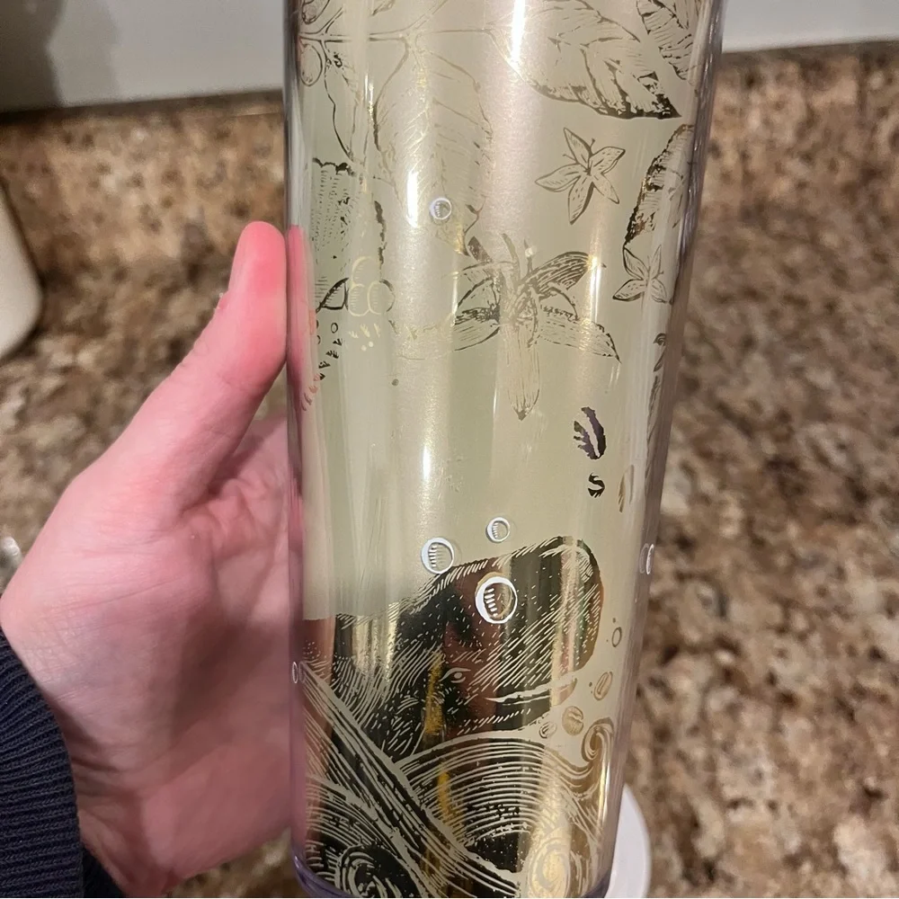 New Starbucks Philippines Gold White Whale Siren Cold Cup Asia Overseas
